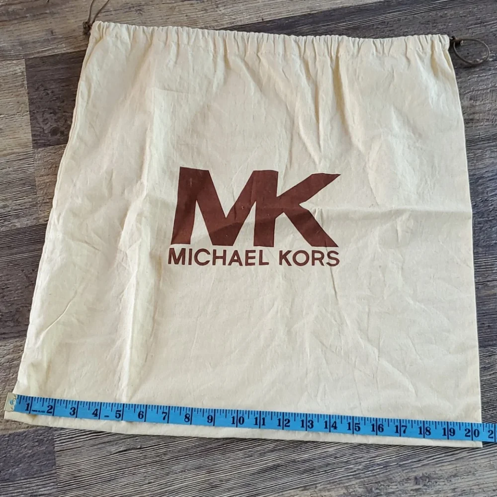 MK Michael Kors cotton cream dusted bag